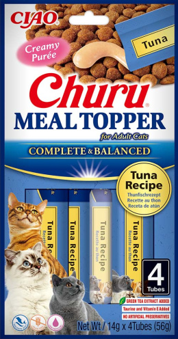 INABA Cat Meal Topper Tuna dosmaczacz dla kotów 4x14g