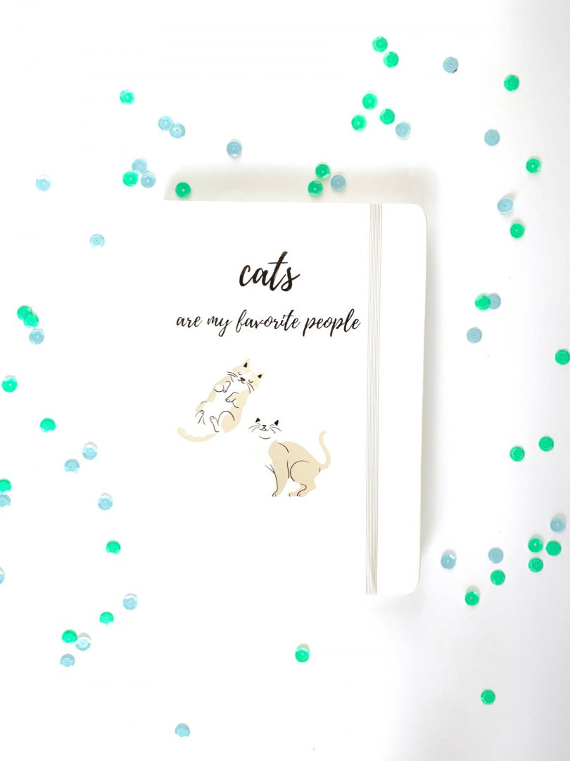Notes A5 96 kartek CATS ARE MY FAVORITE PEOPLE Notes A5 96 kartek CATS ARE MY FAVORITE PEOPLE
