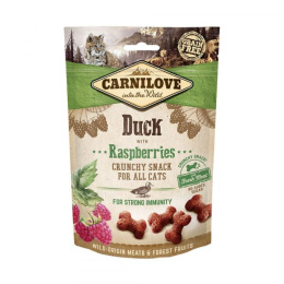 CARNILOVE CAT Snack Fresh Crunchy Duck & Raspberries with Fresh Meat 50g