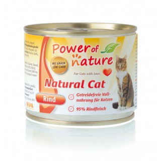 Power of Nature natural Cat - wołowina puszka 200g