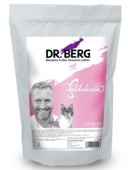 Dr. Berg Felikatessen - kurczak i łosoś 1kg sucha karma dla kotów