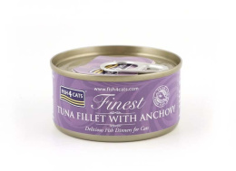 Fish4Cats Filety z tuńczyka z anchois 70g