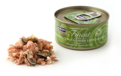 Fish4Cats Filety tuńczyka z omułkiem zielonowargowym 70g