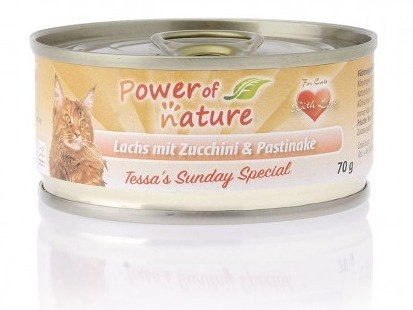 Power of Nature Tessa's Sunday Łosoś z cukinią i pasternak 70g Power of Nature Tessa's Sunday Łosoś z cukinią i pasternak 70g