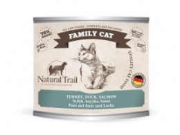 Natural Trail Cat Family - indyk, kaczka, łosoś 200g karma dla kota