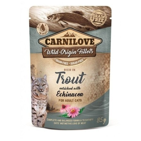 Carnilove Cat z pstrągiem saszetka 85g Carnilove Cat z pstrągiem saszetka 85g