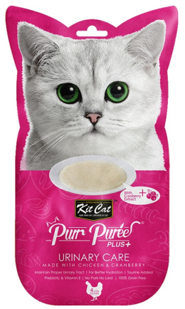 KIT CAT PurrPuree Plus CHICKEN Urinary Care 4x15g