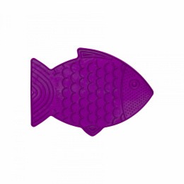 Mata LickiMat Classic Felix w kształcie rybki fioletowa