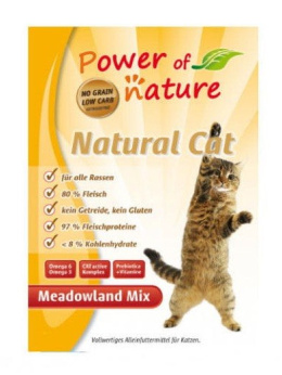 Power of Nature Natural Cat Meadowland Mix kurczak, indyk, łosoś 2kg