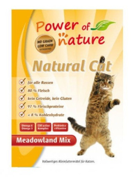 Power of Nature Natural Cat Meadowland Mix kurczak, indyk, łosoś 6kg