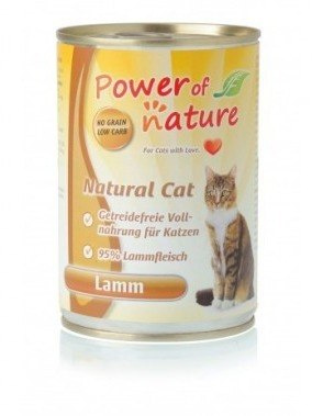 Power of Nature Natural Cat - jagnięcina puszka 400g