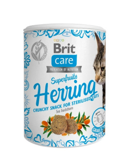 BRIT CARE CAT Snack Superfruits Herring 100g