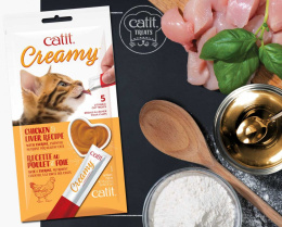 Catit Creamy Chicken&Lamb Przysmak dla kota Kurczak i jagnięcina 4szt