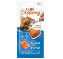 Catit Creamy Przysmak dla kota Łosoś i krewetki 4x10g