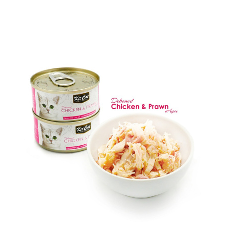 KIT CAT 80g CHICKEN & PRAWN (z krewetkami)