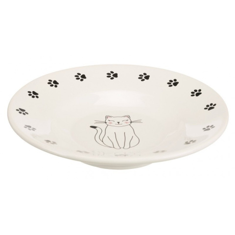 Trixie Miska ceramiczna dla kota 15 cm biała