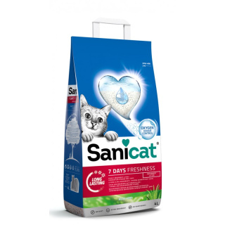 Sanicat 7 Days Aloe Vera żwirek dla kota niezbrylający 4l