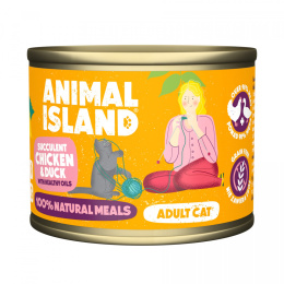 Animal Island kurczak i kaczka - mokra karma dla kota 200g