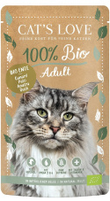 CAT'S LOVE Bio Multipack - ekologiczne saszetki w galaretce 6x100g