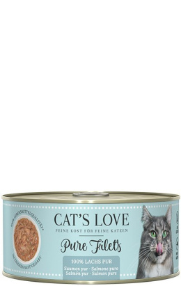 CAT'S LOVE Filet Pur Lachs - filety z łososia 100g