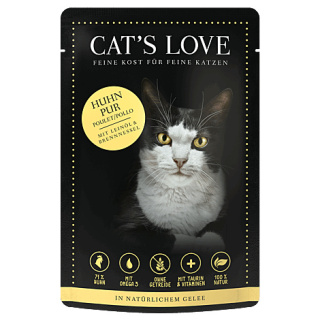 CAT'S LOVE Huhn Pur - kurczak w naturalnej galaretce 85g