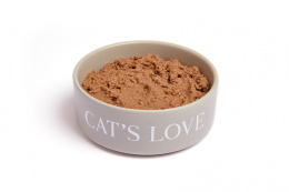 CAT'S LOVE Kalb & Truthahn - cielęcina i indyk z olejem lnianym i kocimiętką 200g