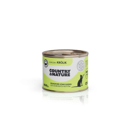 COUNTRY&NATURE Królik i Kurczak 200g - karma dla kota