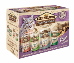 Carnilove Cat Multipack 12x85g saszetki dla kota