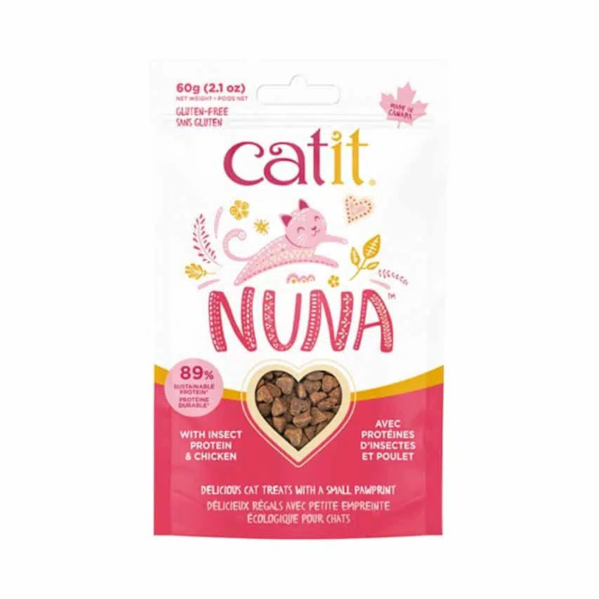 Catit Nuna przysmak dla kota białko owadów i kurczak 60g