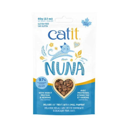 Catit Nuna przysmak dla kota białko owadów i śledź 60g