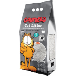 Garfield żwirek zbrylający bentonit dla kota z węglem aktywnym 10L