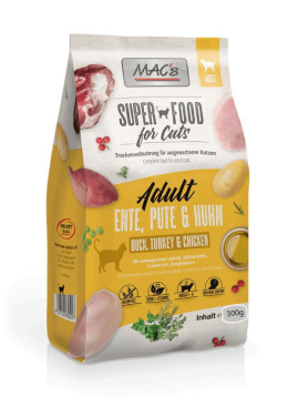 Mac's Adult Cat karma sucha 1.5kg kaczka indyk kurczak
