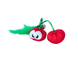 Petstages Cherry Dental - zabawka wiśnie dla kota