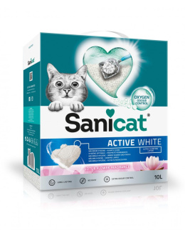 Sanicat Active White Lotus Flower żwirek zbrylający 10l