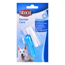 Trixie szczoteczki do zębów na palec zestaw 2szt.