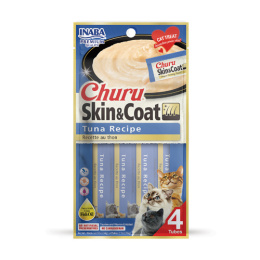 INABA Churu Skin Coat Tuna - tuńczyk - przysmaki dla kotów 4x14g