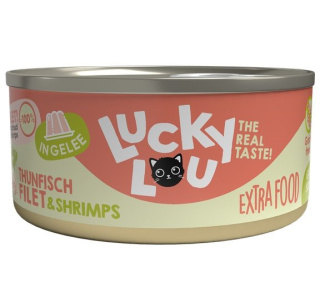 Lucky Lou Extrafood tuńczyk i krewetki w galaretce 70g