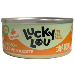 Lucky Lou Extrafood tuńczyk i marchewka w bulionie 70g
