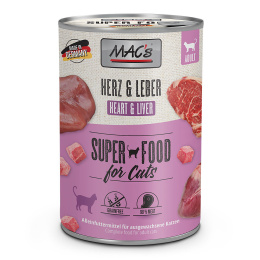 MAC's Superfood Serca i wątroba wołowa 400g