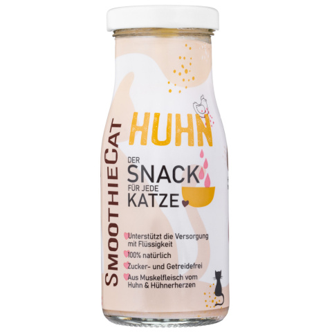 SmoothieCat KURCZAK I SERCA - mięsna płynna przekąska dla kota 150ml