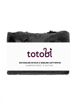 Totobi Naturalne mydło z węglem aktywnym dla psa i kota ręcznie robione 90g +/-5g