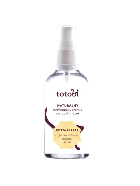 Totobi Naturalny bezśladowy kremik na łapki i nosek 50ml