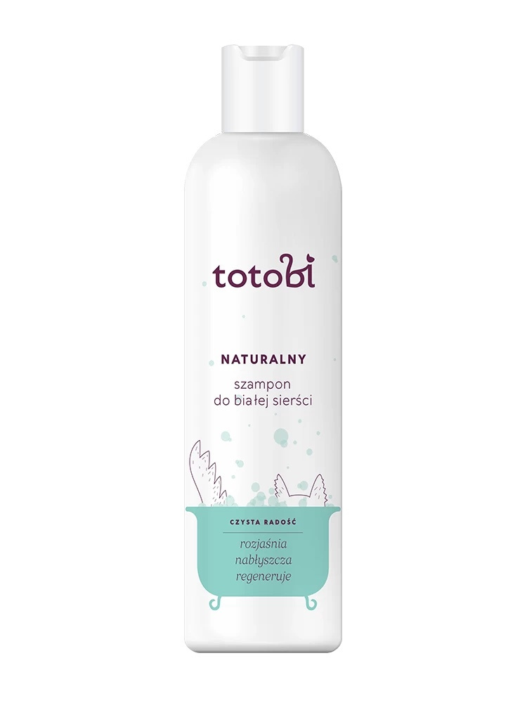 Totobi Naturalny szampon do białej sierści kota 300ml
