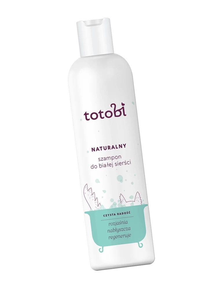 Totobi Naturalny szampon do białej sierści kota 300ml