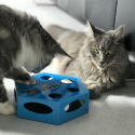 Coockoo Swirly interaktywna zabawka dla kota niebieska