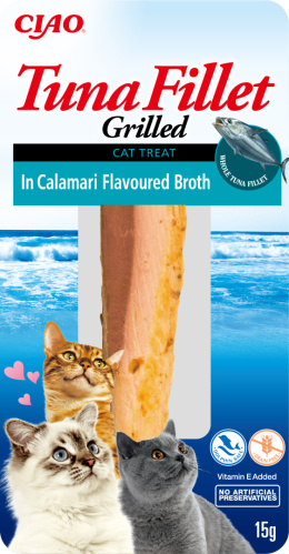 Inaba Ciao Tuna Fillet in Calamari Flavoured Broth filet z tuńczyka 15g