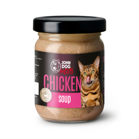 John Dog for Cats Soup - zupa z kurczaka 100g