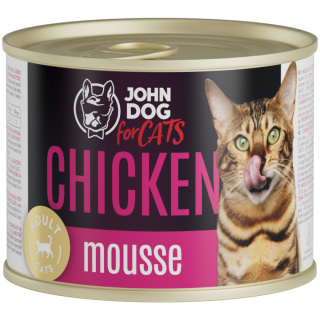 John Dog for Cats mus kurczak - karma mokra dla kota 200g