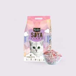 Kit Cat Soya Clump Confetti - eko żwirek sojowy 7l