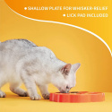 Pet Dream House Paw 2-in-1 Mini Easy - pomarańczowa miska spowalniająca dla kota